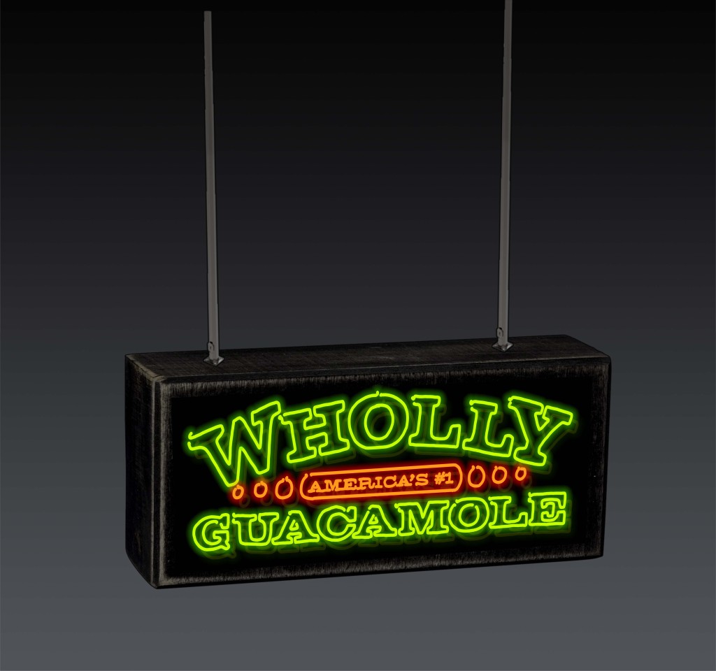 Wholly G logo neon sign