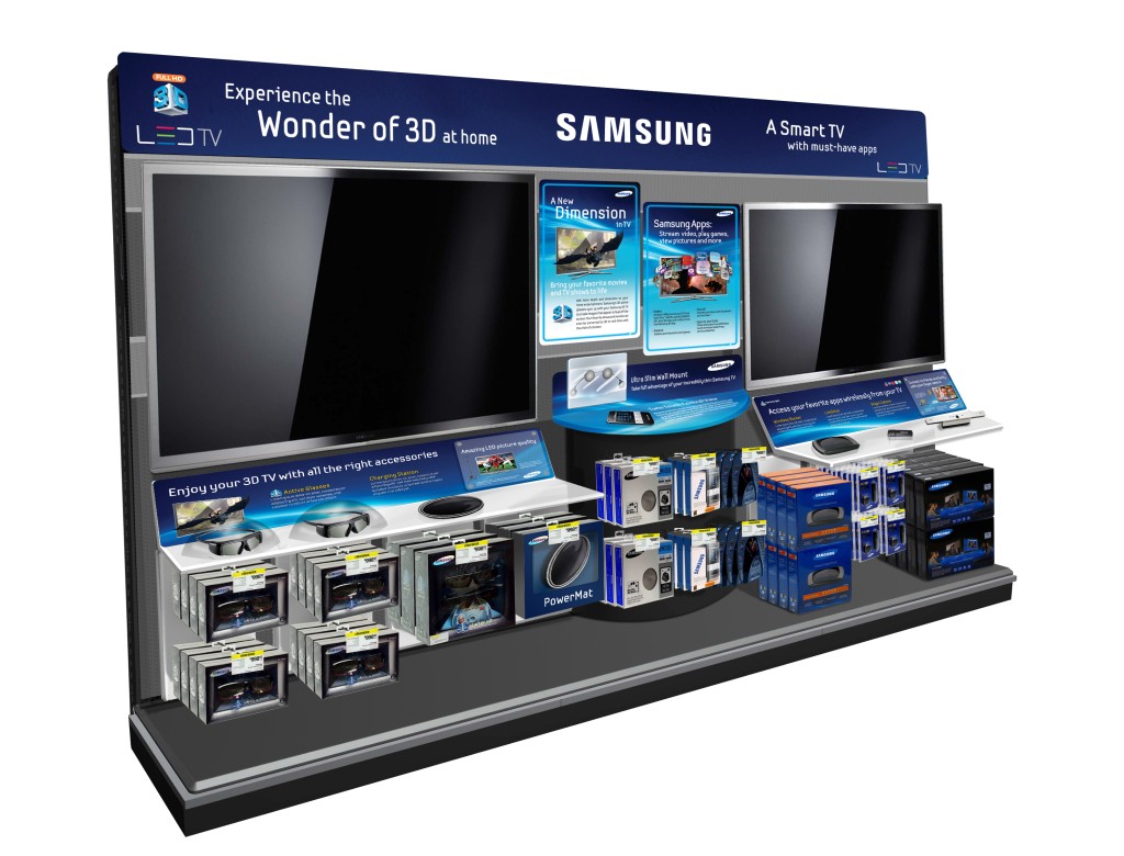 Samsung 3D TV Display