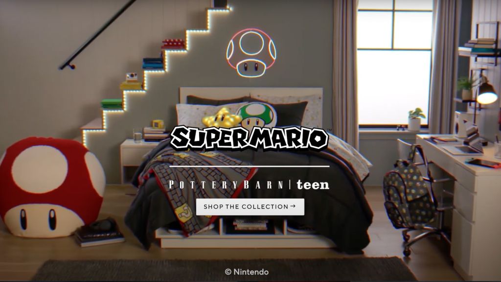 Super Mario x Pottery Barn