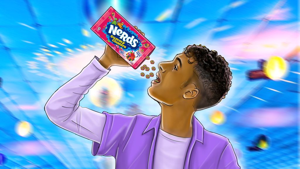 NERDS ROLL BOUNCE COLOR F4