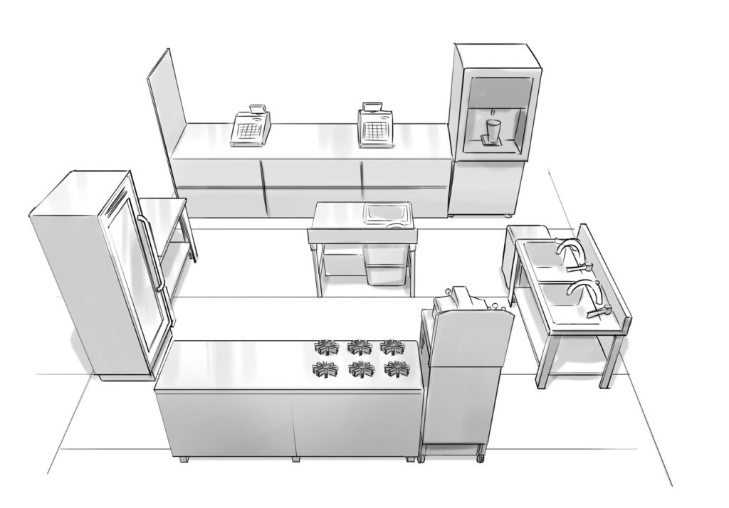 kitchen layout 2