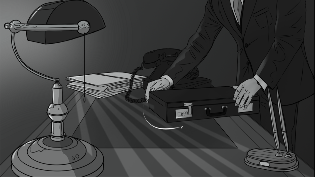 Corgi-Toys-Car-Commercial-Story-Board-Darren-famousframes2