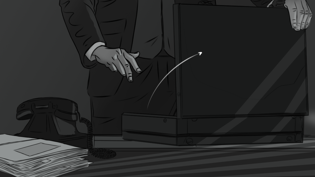 Corgi-Toys-Car-Commercial-Story-Board-Darren-famousframes4