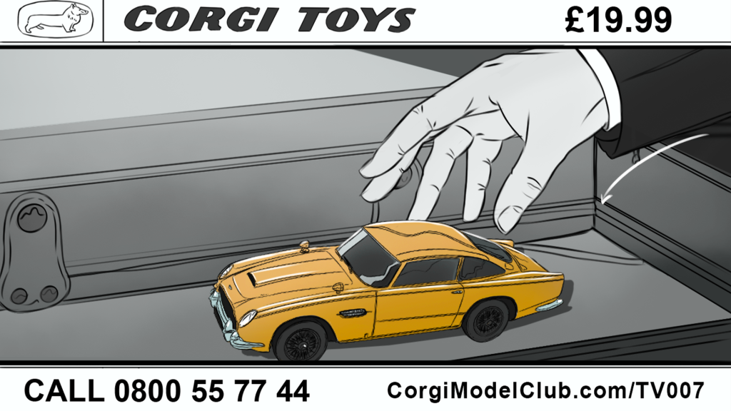 Corgi-Toys-Car-Commercial-Story-Board-Darren-famousframes7