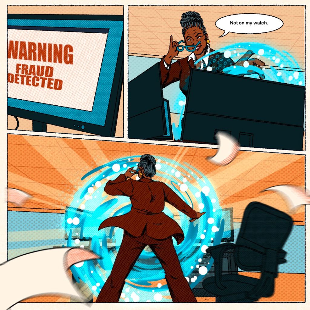 Chase-Bank-Superhero-Comic-Illustration-Art-Chelsea-Low-famousframes1