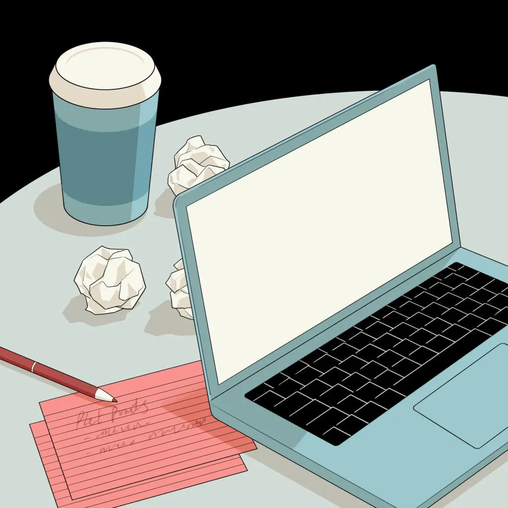 Wellesley-Magazine-In-The-Writers’-Room-Illustration-Art-Anuj-Shrestha-famousframes5