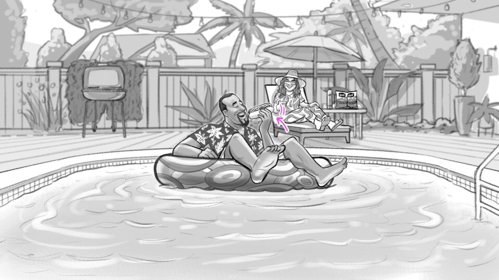 Extra-Mile-Extraman-BBQ-Commercial-Art-Fred-Fassberger-famousframes15