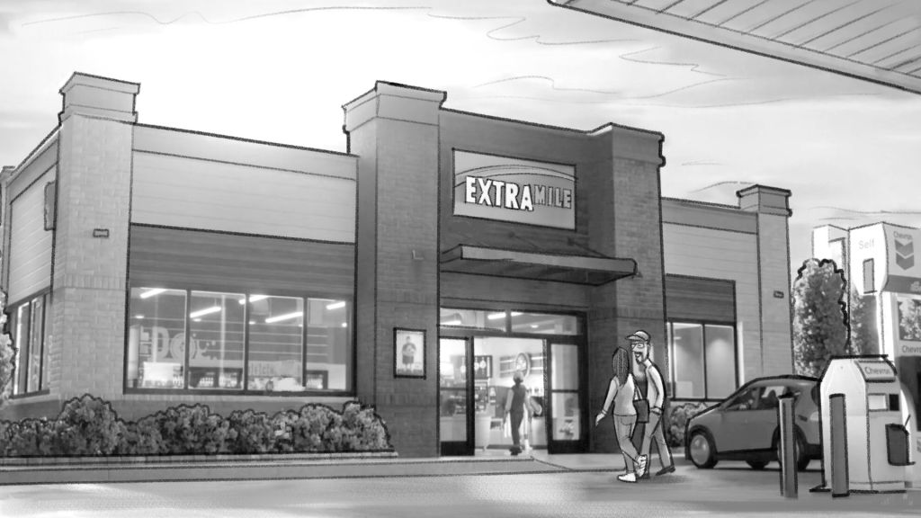 Extra-Mile-Extraman-BBQ-Commercial-Art-Fred-Fassberger-famousframes2