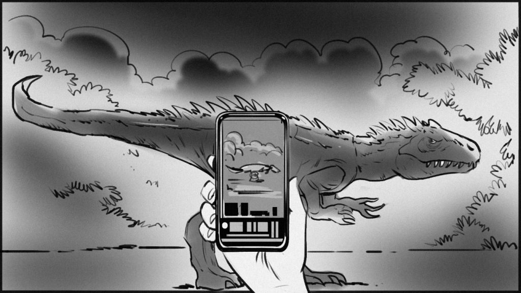 Jurassic-Park-Mattel-Toy-Commercial-Art-Jeff-Norwell-famousframes21