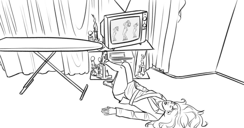 Reebok-Karol-G-Shoe-Commercial-Art-Victor-Gatmaitan-famousframes1