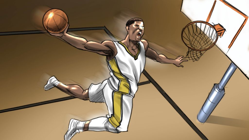 Papa-Johns-Basketball-Food-Art-David-Larks-famousframes14