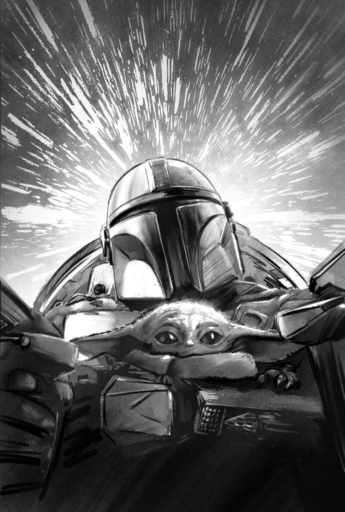The-Mandalorian-And-Grogu-Star-Wars-Key-Art-Daniel-Lim-famousframes7