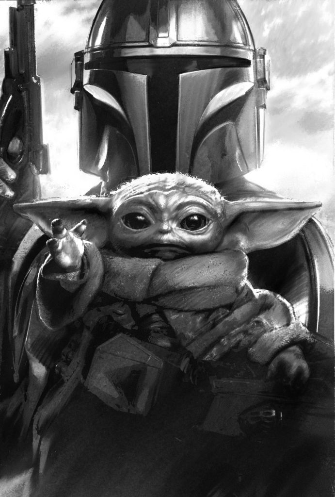 The-Mandalorian-And-Grogu-Star-Wars-Key-Art-Daniel-Lim-famousframes8
