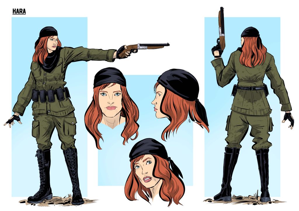 Forgotten Liberty Character Illustrations