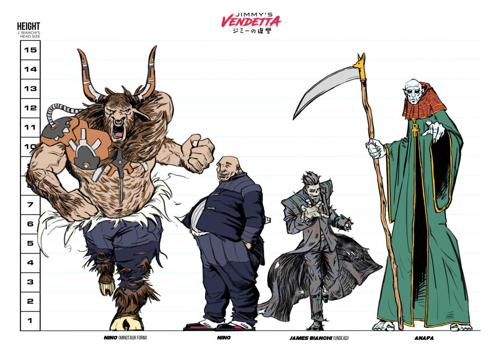 Jimmy's Vendetta Character Illustration