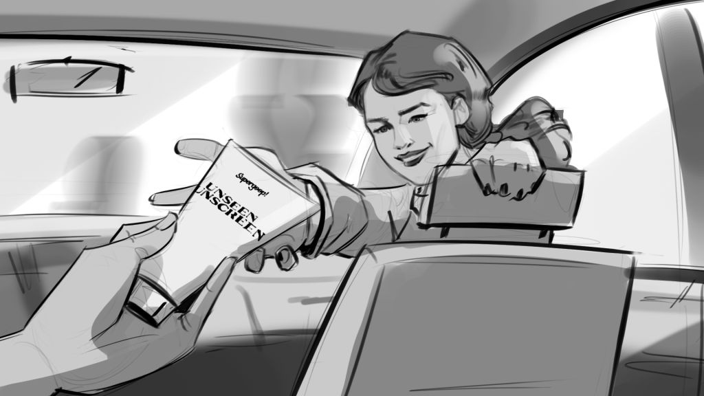 Supergoop-Unseen-Sunscreen-Storyboard-Commercial-Art-Lanny-Markasky-famousframes21