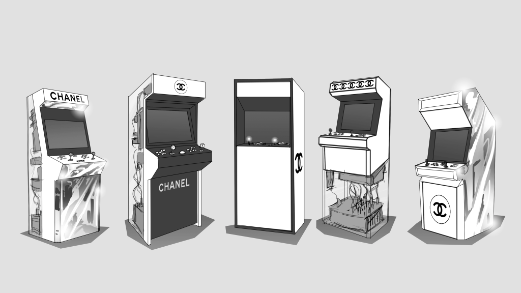 4 chanel concept display droste famous frames